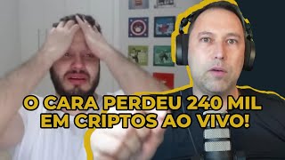 ESSE YOUTUBER BRASILEIRO PERDEU TODAS AS CRIPTOMOEDAS AO VIVO [upl. by Assen]