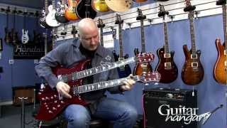 BC Rich Bich Double Neck Wine Red Electric Guitar Demo  Guitar Hangar [upl. by Aillicirp]