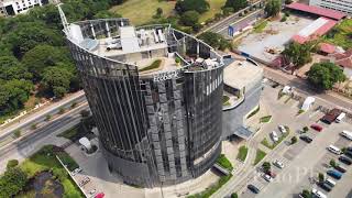 Ecobank Ghana Headquarters 4K Aerial Shots  Landmarks  Aerial Ghana [upl. by Aikaj405]