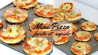 Mini Pizza facile et rapide au fromage  Recette Spécial Ramadan [upl. by Ynes]