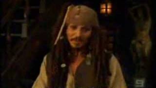 JOHNNY DEPP as CAPTAIN JACK SPARROW AND GEOFFREY RUSH [upl. by Landsman836]