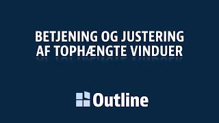 Betjening og justering af Tophængte vinduer [upl. by Ddarb]