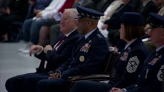 AFNow CMSAF Change of Responsibility 08 Mar 2024 [upl. by Brenn]