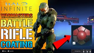 Halo infinite Warmasters Prize quotBATTLE RIFLEquot Coating How To Get It In Game Location amp Guide [upl. by Lawlor857]