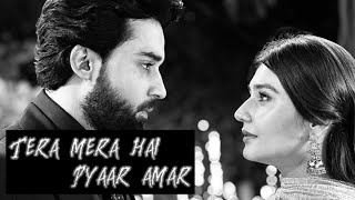 Tera mera hai pyar amar 😍 ishq murshid 🎶🎧 slowed and reverbed music durefishan bilalabbas [upl. by Cathi916]