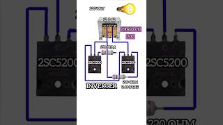 rshorts electronik electrikal tutorial inverter DC to ac [upl. by Notlrac]