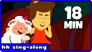 Baby Songs and Nursery Rhymes Collection From HooplaKidz SingALong [upl. by Ianej153]