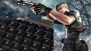 Resident Evil 4 Ultimate HD edition Keyboard aim tutorial [upl. by Defant]