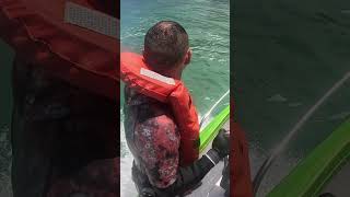 SURF LAUNCHING WHAT A RUSH boat boatlife boatlaunch fishinglife fishingsouthafrica [upl. by Aihsak]