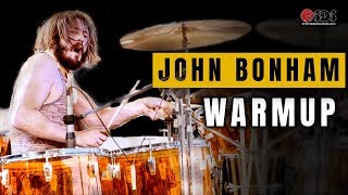 John Bonham Drum Warm Up  John Bonham Drum Lesson [upl. by Ilagam]