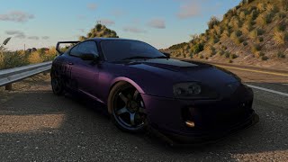 945WHP Big Turbo Toyota Supra MK4 Afternoon Cruise at Pacific Coast Highway No Hesi Spec Car [upl. by Cogen]