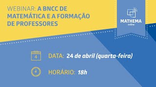 A BNCC de matemática e a formação de professores [upl. by Sally]