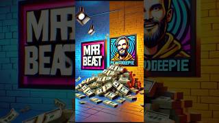 MrBeast vs PewDiePie Who Makes More Money 💰youtubeshorts mrbeast pewdiepie shortvideo [upl. by Yam]