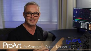 ProArt for Creator ft Darren Mostyn and HDR grading on DaVinci Resolve  ProArt Display  ASUS [upl. by Tristan]