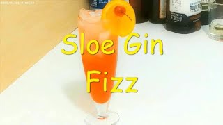 Sloe Gin Fizz Recipe  How to Make Sloe Gin Fizz Cocktail [upl. by Llenrahs352]