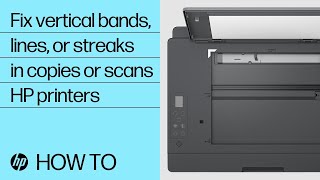 How to fix vertical bands lines or streaks in copies or scans on your HP printer HP Support [upl. by Kimmy]