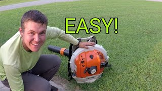 STIHL 4 MIX Valve adjustment Br700Br600fs90rkm130 [upl. by Bazil]