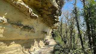 A walk up The Cripple Path Niton Undercliff Isle of Wight April 2023 [upl. by Atteyram]