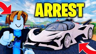 JAILBREAK ARRESTING Until I get the LIMITED APERTURE Roblox [upl. by Yecam523]