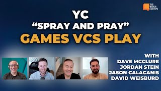 Dave McClure amp Jordan Stein on YC quotSpray and Prayquot and Games VCs Play  E1923 TWiST [upl. by Sells]