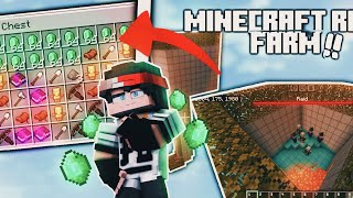 RAID FARM MINECRAFT BEDROCK EDITION MCPE 120 SIMPLE [upl. by Eirahs]