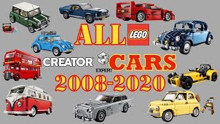 ALL LEGO Creator EXPERT CARS 20082020 [upl. by Juditha182]