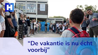 Frisse start nieuw schooljaar leerlingen schoongeboend in wasstraat [upl. by Niraj]