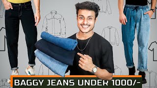 BEST Baggy fit jeans in Rs1000  DCOD Style [upl. by Annatnom517]