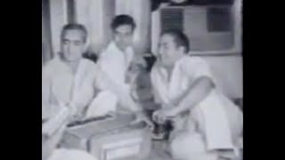 Mohd Rafi  Live Video of Studio Recording [upl. by Travers]