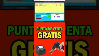 Punto de Venta GRATIS para PC puntodeventa [upl. by Petrick]