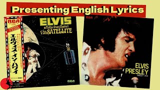 How English Lyrics Were Presented on Elvis Japanese Records [upl. by Aliuqehs]