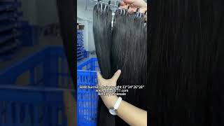 Raw burmese hair straight bundles 22 24 26 28 inch dyhair777bundles [upl. by Hobey]