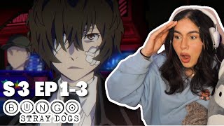 Chuuyas Cool Now  Bungo Stray Dogs Season 3 Episode 1 and 2 Blind Reaction [upl. by Yddor]