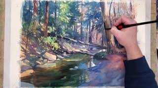 Layering and Adjustments in Watercolor  A watercolor demo by Christopher Leeper [upl. by Deroo]