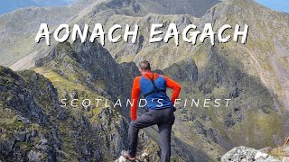 Epic Scotland Aonach Eagach Ridge Traverse [upl. by Akere675]