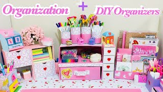 Stationery Organization  DIY Organizers  Back to School [upl. by Greenleaf]