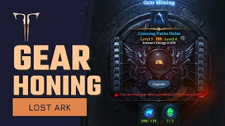 Lost Ark Gear Honing amp Gear Transfer Beginners Guide  New Player Tutorial  Endgame Gear Upgrading [upl. by Whiney392]