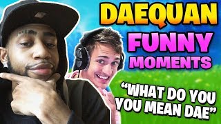 Daquan Funny Moments Fortnite  Daequan Funniest Moments  ft NINJA [upl. by Alyk]