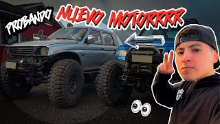 MITSUBISHI l200 Extrema 4x4  vs Vitara Suzki samurai Hilux Nissan D21 💥 [upl. by Ailedo]