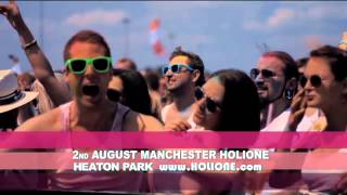 Manchester HOLI ONE Colour Festival [upl. by Shiverick]