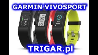 Garmin Vivosport  prezentacja funkcji opaski [upl. by Adekahs]