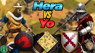 Huns vs Burgundians  1v1 Arabia  vs Yo  AoE2 [upl. by Sontag]