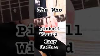 The Who  Pinball Wizard easyguitartutorial thewho [upl. by Leiand]