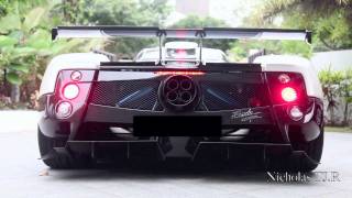 Pagani Zonda Cinque 25 loud revs [upl. by Ykcor]