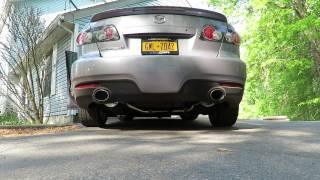 Mazdaspeed 6 Corksport Turboback Exhaust Cold Start [upl. by Annekim]