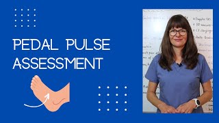 Pedal Pulse Dorsalis Pedis Assessment Demonstration shorts [upl. by Tiraj]