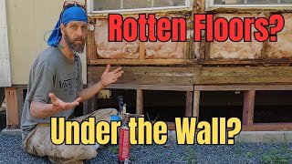 How to fix not replace Rotten Subfloor under the Wall [upl. by Sabina]