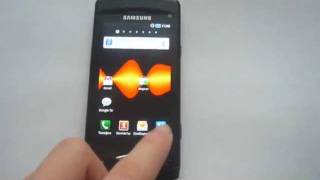 Android 22 on Samsung S8500 Wave [upl. by Annuahsal]