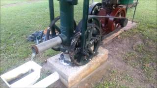 IBC No 27 Pump Jack Jack Pump and Lister B Engine [upl. by Nylhsa]