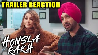 Honsla Rakh Trailer Reaction  Shehnaaz Gill Diljit Dosanjh Sonam Bajwa  15 OCT [upl. by Gardiner676]